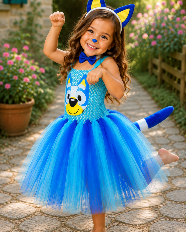 Bluey’s Playtime Twirl Tutu Dress & Accessory Set