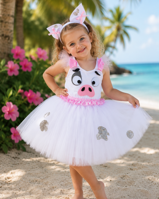 Pua’s Island Adventure Tutu Dress & Headband Set