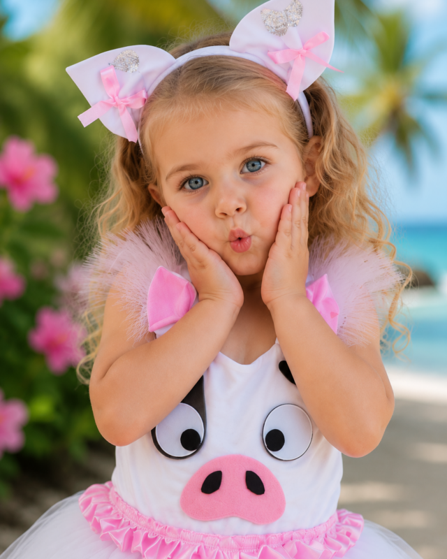 Pua’s Island Adventure Tutu Dress & Headband Set