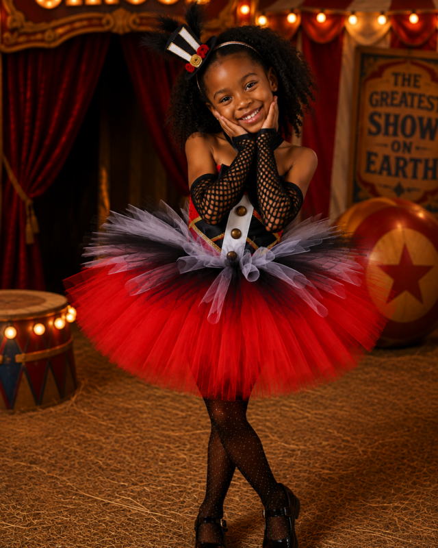 Big Top Darling Ringmaster Tutu Dress & Hat Set