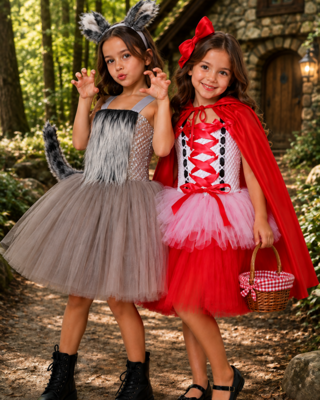 Big Bad Wolf Woodland Tutu Costume Set