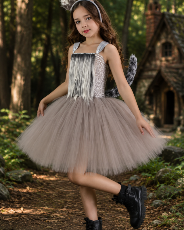 Big Bad Wolf Woodland Tutu Costume Set