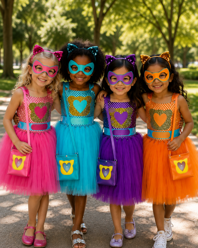 Super Kitties Hero Squad Tutu Dress & Accessory Set