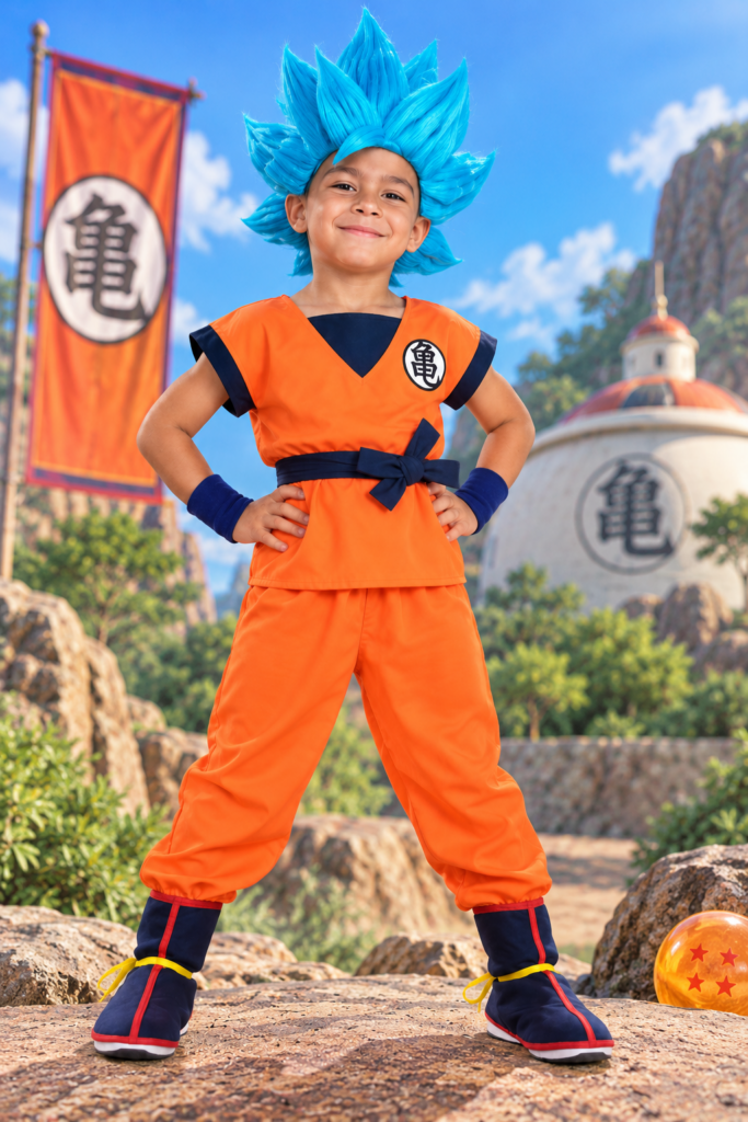 Goku Super Saiyan Blue Ultimate Warrior Costume Set