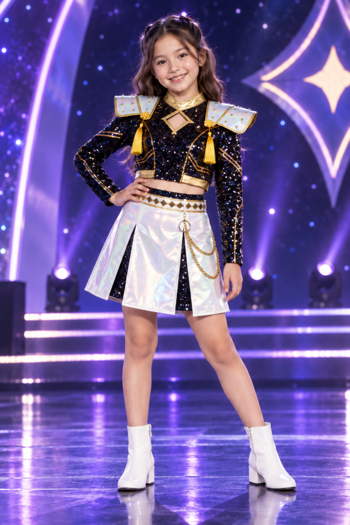 Zoey KPop Demon Hunters Golden Idol Girls Costume & Accessory Set