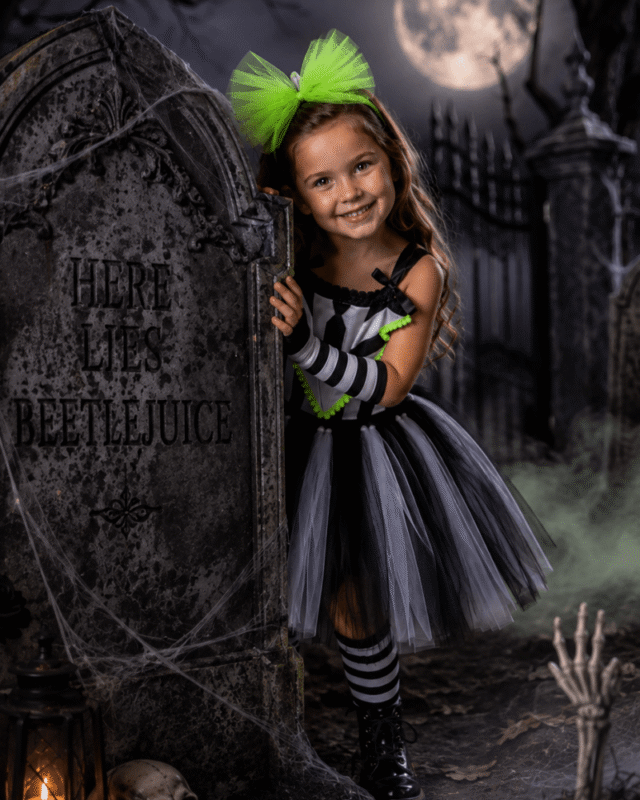 Beetlejuice Strange & Unusual Tutu Dress & Accessory Set