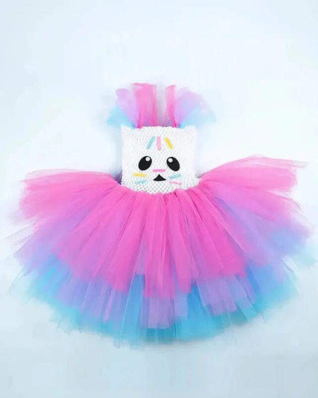 Cakey's Sweet Sprinkle Tutu Dress & Kitty Ear Headband Set