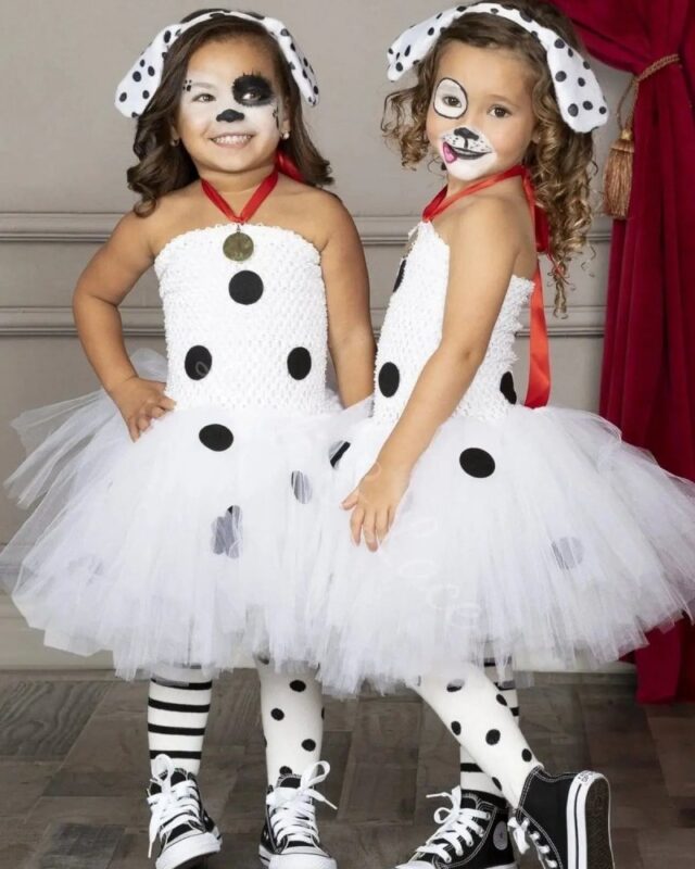 Dottie's Puppy Parade Tutu Dress & Dalmatian Accessory Set