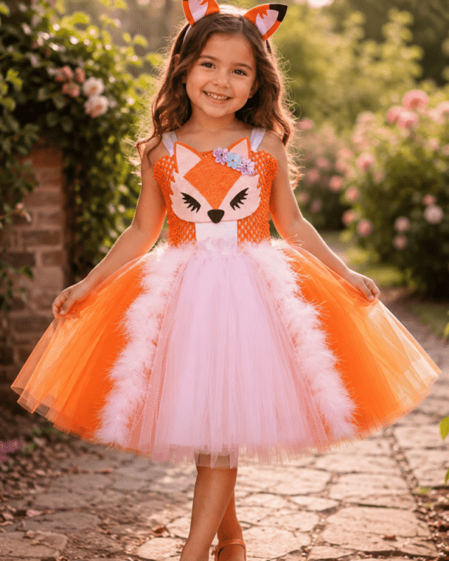 Foxy Fairytale Tutu Dress & Headband Set