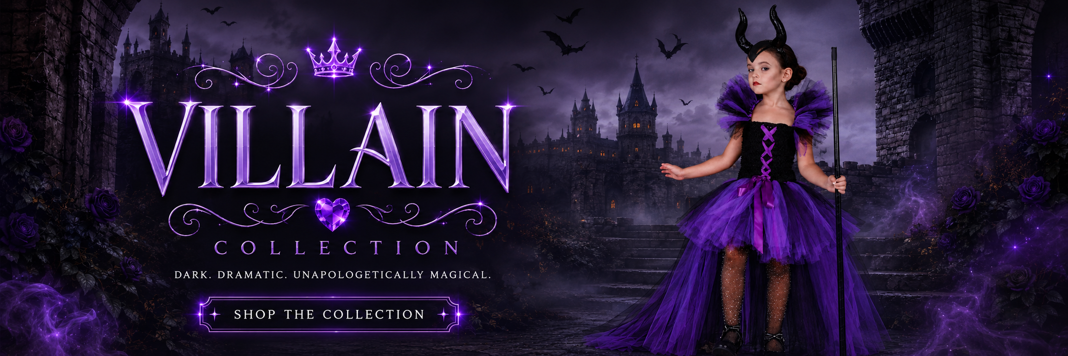 Little Villains costume collection for girls