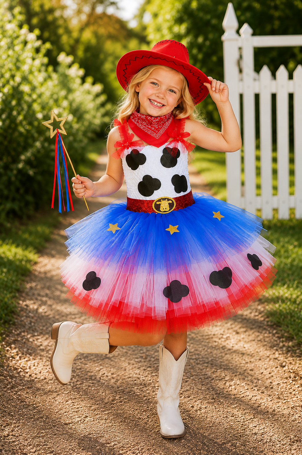 Jessie's Wild West Tutu Dress Set