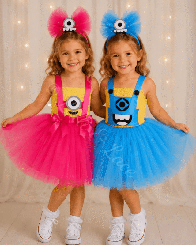 Minion Besties Tutu Dress & Headband Set