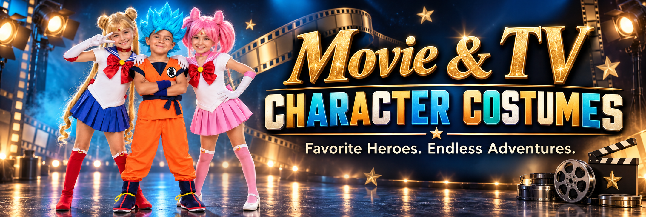 Movie and TV character costumes for girls